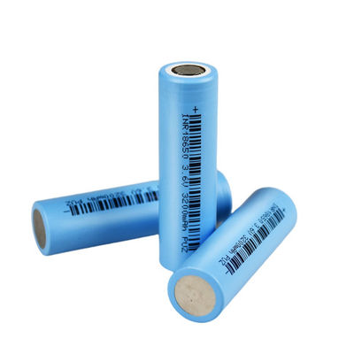คุณภาพ  11.744Wh INR18650 3200mAh Lithium Cylindrical Battery Deep Cycle Cell โรงงาน
