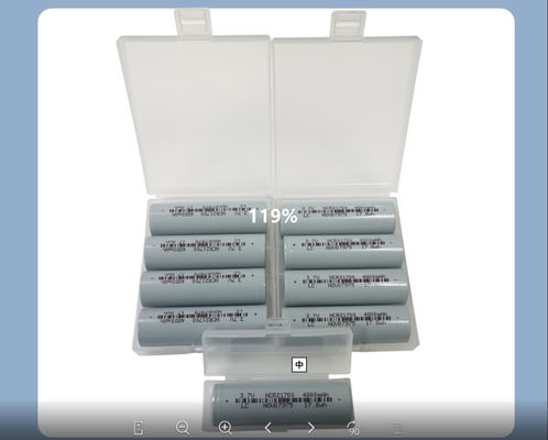 แบตเตอรี่ไฟฉายแบบชาร์จไฟขนาด 21 * 70 มม. 21700 3.7 V Li Ion Battery 4800mah