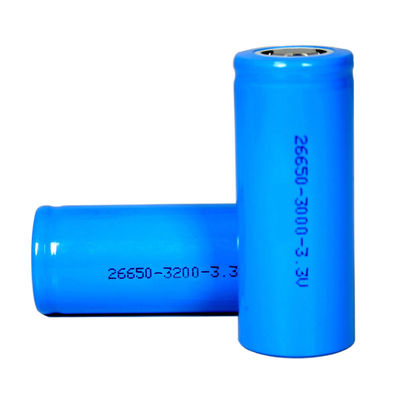 26650 3.2V 3000mAh 3300mAh Lifepo4 แบตเตอรี่ลิเธียมทรงกระบอกสำหรับเครื่องมือไฟฟ้า