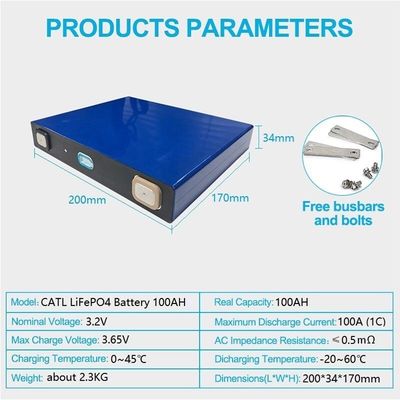 UN38.3 ชุดแบตเตอรี่ลิเธียมไอออนแบบกำหนดเอง 3.2v280ah Lifepo4 แบตเตอรี่ลิเธียมไอออน