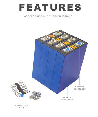 ce rohs อนุมัติ 3.2 V 100ah Lifepo4 เซลล์แบตเตอรี่ / แบตเตอรี่รถยนต์ lfp