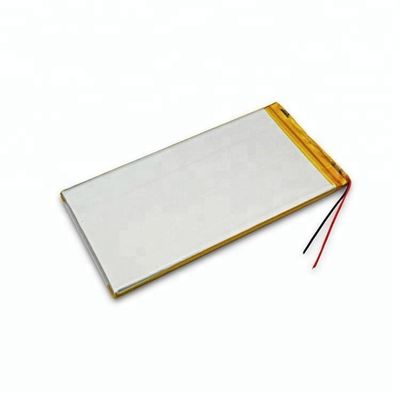 ความหนาแน่น 3.7v 6500mah ลิเธียมไอออนโพลิเมอร์ li-polymer แบตเตอรี่ วงจรชีวิต 500 ครั้ง