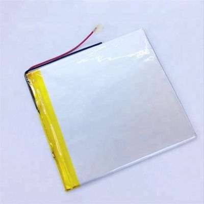 ความหนาแน่น 3.7v 6500mah ลิเธียมไอออนโพลิเมอร์ li-polymer แบตเตอรี่ วงจรชีวิต 500 ครั้ง
