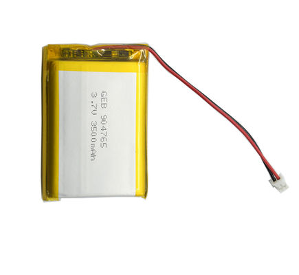 ชาร์จ 904765 li-polymer 3.7v 3500mAh แบตเตอรี่ lipo พร้อมขั้วต่อ