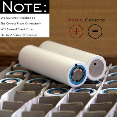 ความจุสูง 3.7V 3200mAh INR 18650 แบตเตอรี่ลิเธียมไอออนทรงกระบอก