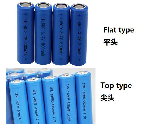 14500 3.2V600mah แบตเตอรี่ลิเธียม LiFePO4