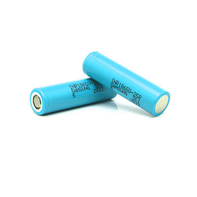 MSDS Flat Top 18650 แบตเตอรี่ลิเธียม 3.7 V 2500mah แบตเตอรี่แบบชาร์จได้