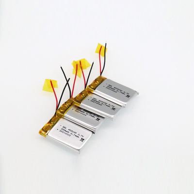 แบตเตอรี่ลิเธียมโพลิเมอร์แบบชาร์จไฟได้ 3.7v 200mAh สำหรับมอเตอร์ไฟฟ้า