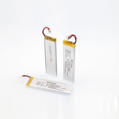 แบตเตอรี่ลิเธียมโพลิเมอร์ 3.8V ก้อนแบตเตอรี่ 1050mAh สำหรับการวางตำแหน่งนาฬิกาอัจฉริยะ
