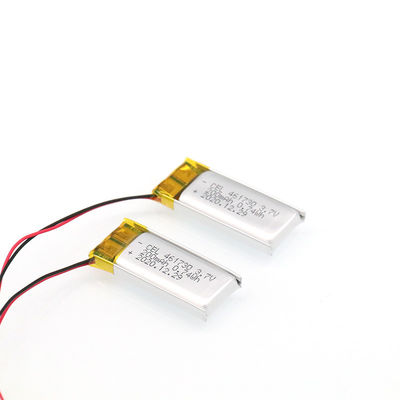 ชาร์จใหม่ได้ 5mm 3.7v 200mah li-ion polymer battery / แบตเตอรี่ li-po พร้อม UL CE