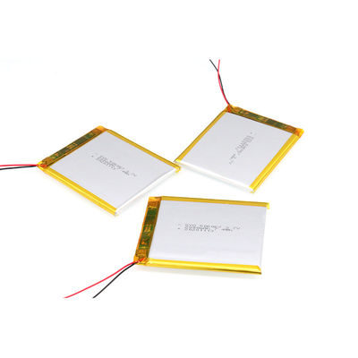 การอนุมัติ CE RoHS 555165 3.7 V 2000mah แบตเตอรี่ลิเธียมโพลิเมอร์ Cell