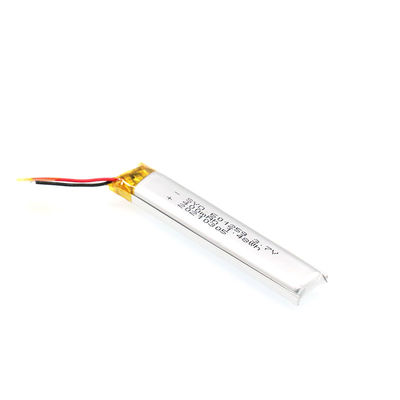 831636 3.7V400mah แบตเตอรี่ลิเธียมไอออนโพลีเมอร์แพ็คอุณหภูมิต่ำ
