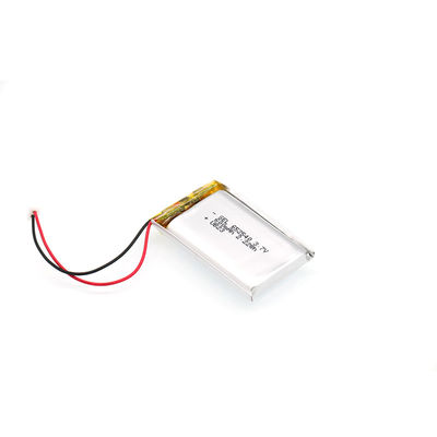 3.8V 100mAh 500830 แบตเตอรี่ลิเธียมโพลิเมอร์แบบชาร์จไฟแบบ Ultrathin สำหรับสร้อยข้อมือแบบสมาร์ท