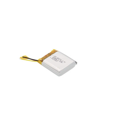 OEM Small 802530 3.7v600mah แบตเตอรี่ลิเธียมไอออนโพลิเมอร์อายุการใช้งาน 500 ครั้ง