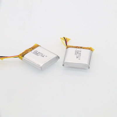 OEM Small 802530 3.7v600mah แบตเตอรี่ลิเธียมไอออนโพลิเมอร์อายุการใช้งาน 500 ครั้ง