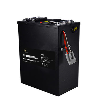 Black Lifepo4 72V40Ah แบตเตอรี่ลิเธียมไอออนรถจักรยานยนต์พร้อม Bms