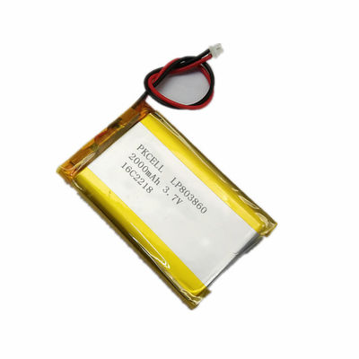 แบตเตอรี่ลิเธียมไอออนอุณหภูมิสูง 5 มม. 3.7 V 200mah Lipo Battery พร้อม UL CE