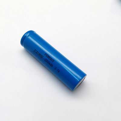 แบตเตอรี่ลิเธียมไอออนแบบชาร์จไฟได้สูง SGS 3.7 V 2000mah 3.6V 18650
