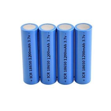 18650 2900Mah 3.7V ไฟฉายแบบชาร์จไฟได้ แบตเตอรี่ การรับรอง CE