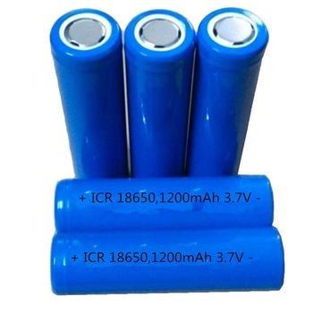 18650 2900Mah 3.7V ไฟฉายแบบชาร์จไฟได้ แบตเตอรี่ การรับรอง CE