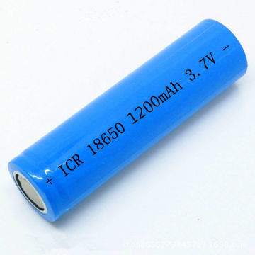 18650 2900Mah 3.7V ไฟฉายแบบชาร์จไฟได้ แบตเตอรี่ การรับรอง CE