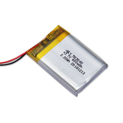 3.8V 100mAh 500830 เปลี่ยนแบตเตอรี่ไฟฉุกเฉิน Ultrathin