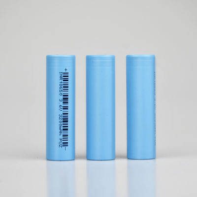 11.744Wh INR18650 3200mAh แบตเตอรี่ลิเธียมทรงกระบอก Deep Cycle Cell