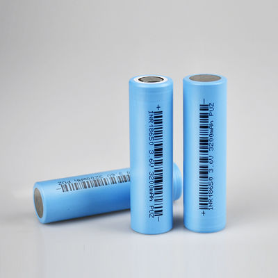 11.744Wh INR18650 3200mAh แบตเตอรี่ลิเธียมทรงกระบอก Deep Cycle Cell