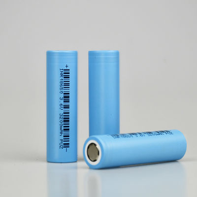 11.744Wh INR18650 3200mAh แบตเตอรี่ลิเธียมทรงกระบอก Deep Cycle Cell