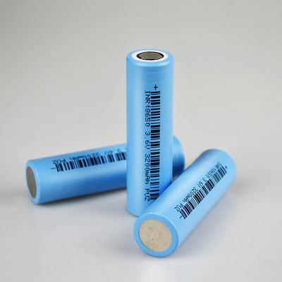 11.744Wh INR18650 3200mAh แบตเตอรี่ลิเธียมทรงกระบอก Deep Cycle Cell