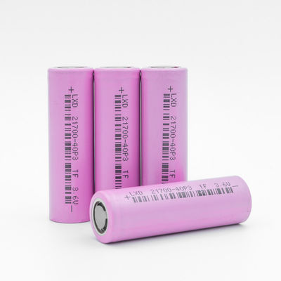 4000MAh 3.6V 21700 แบตเตอรี่ไฟฉายแบบชาร์จไฟความจุขนาดใหญ่